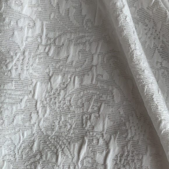 White Floral Short Sleeve Cardigan - Picture 3 of 3